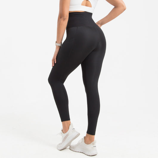 Pantalones Yoga Moldeadores con Bolsillos - Talla Grande Control Abdominal - Image 4