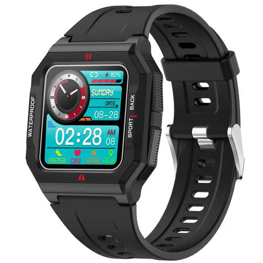 Reloj Inteligente Deportivo con Monitor Cardíaco, Presión Arterial y Sueño IP68 - Image 3