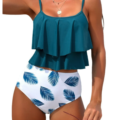 Bikini Dividido con Volantes para Mujer - Image 5
