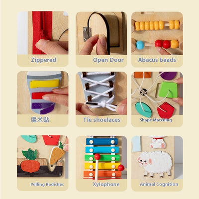 Tablero Interactivo de Pared para Aprendizaje Temprano - Juego Educativo Multifuncional - Image 3