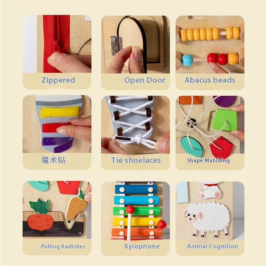 Tablero Interactivo de Pared para Aprendizaje Temprano - Juego Educativo Multifuncional - Image 3