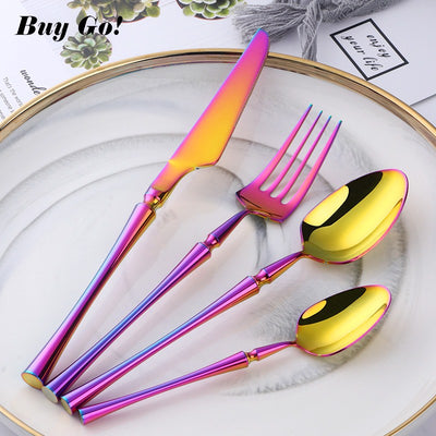 Juego de Cubiertos de Acero Inoxidable Premium para Restaurante - Set de 4 Piezas - Image 6