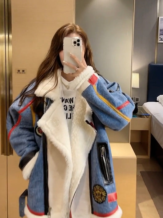 Chaqueta de Plumón de Cordero para Mujer - Abrigo Elegante y Versátil - Image 3
