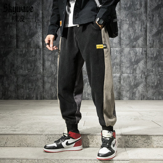 Pantalones Casuales Plus Size de Terciopelo Grueso para Hombre - Image 5