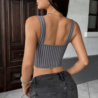 Camisola Encaje Leopardo Espalda Descubierta para Mujer - Image 20