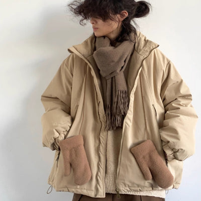 Chaqueta de Trabajo Unisex en Algodón con Cierre - Corte Holgado