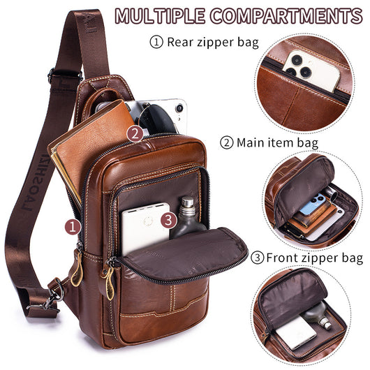 Bolsa Cruzada para Hombre - Mochila de Pecho con Bandolera - Image 3