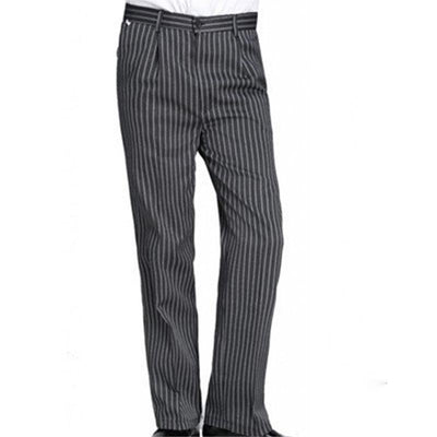 Pantalones Chef a Rayas con Cintura Elástica para Cocina y Comedor - Image 25