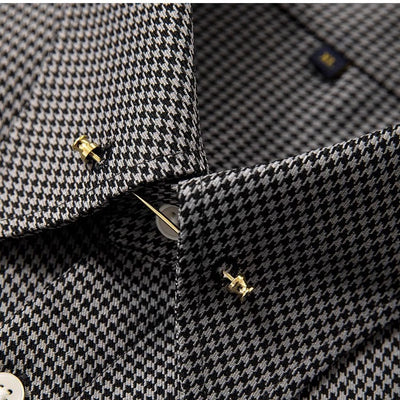 Camisa Formal Cuello Imperio Sin Planchado para Caballero - Image 4