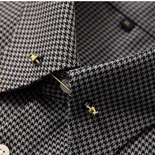 Camisa Formal Cuello Imperio Sin Planchado para Caballero - Image 4