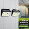 Lámpara de Pared Solar 176 LED para Patios y Jardines