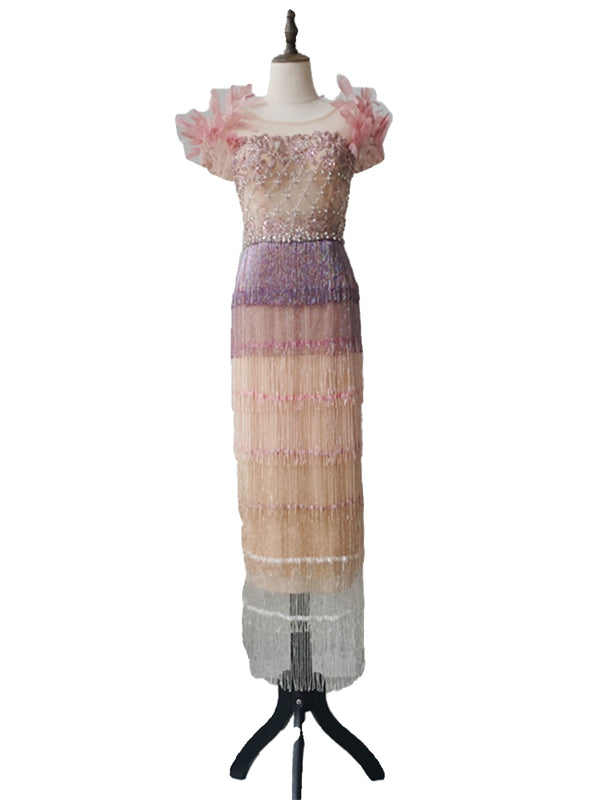 Vestido de Noche Largo Cristal Elegancia Premium - Image 4