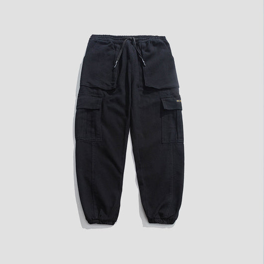 Pantalones Funcionales Overol Casual con Cordón Ajustable Primavera Otoño - Image 2