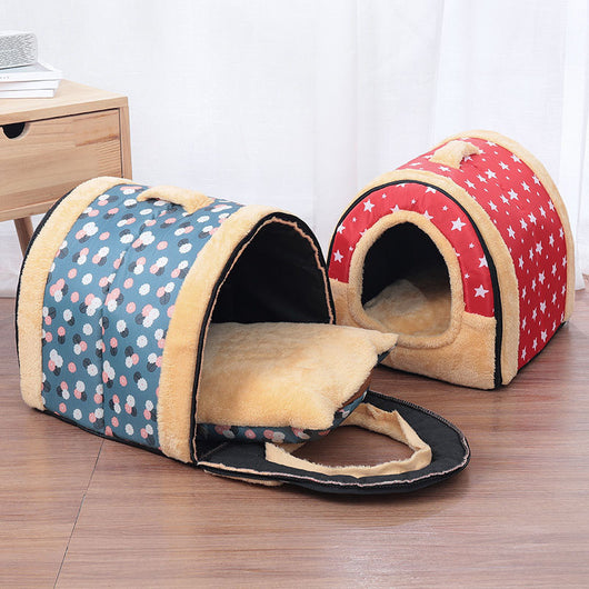 Casa Cama para Gatos Cerrada Desmontable y Lavable - Image 14