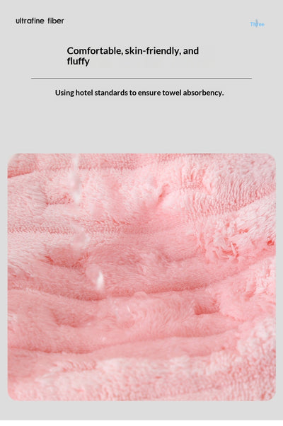 Toalla Facial Extragrande de Terciopelo Coral - Absorbente y Suave - Image 16