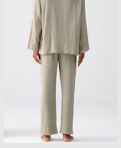 Pijama Hombre Gasa Tejida Primavera Otoño Ligero y Cómodo - Image 14