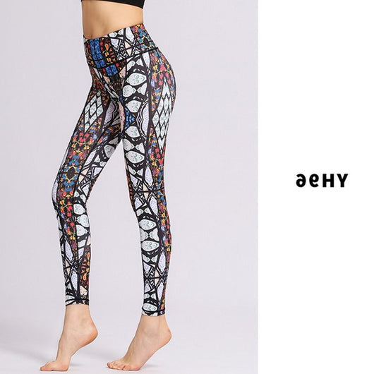 Pantalones de Yoga Estampado Tie-Dye - Image 7