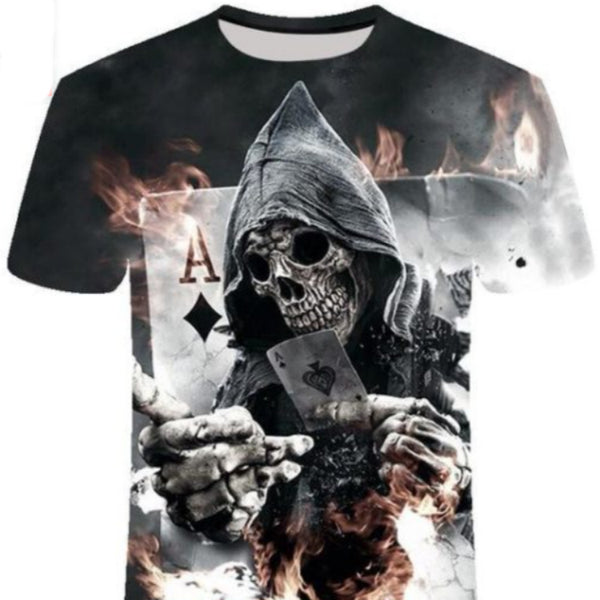 Playera Personalizada Calavera Urbana Manga Corta