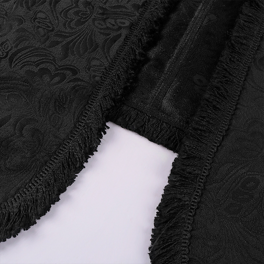 Falda Asimétrica Gótica Dark Rock Punk en Gris Ceniza - Image 17