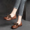 Zapatos Planos de Cuero Étnico Vintage - Comodidad Casual