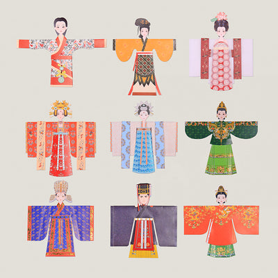 Libro de Arte Hanfu: Papiroflexia y Recortes de Papel Estilo Museo - Image 21