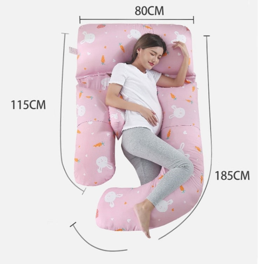 Almohada Maternidad Protección Cintura Tipo U para Dormir de Lado - Image 20