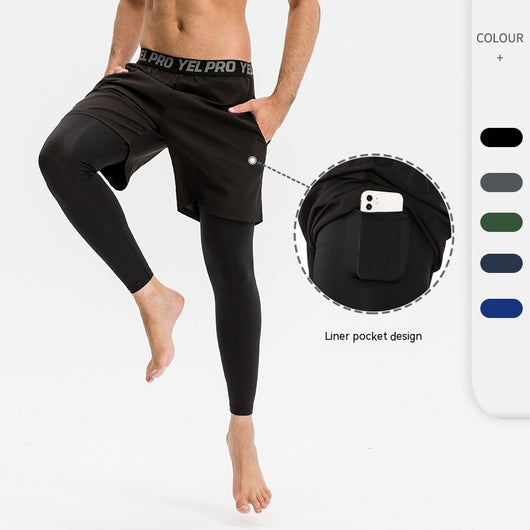 Pantalones Deportivos Elásticos de Secado Rápido para Hombre