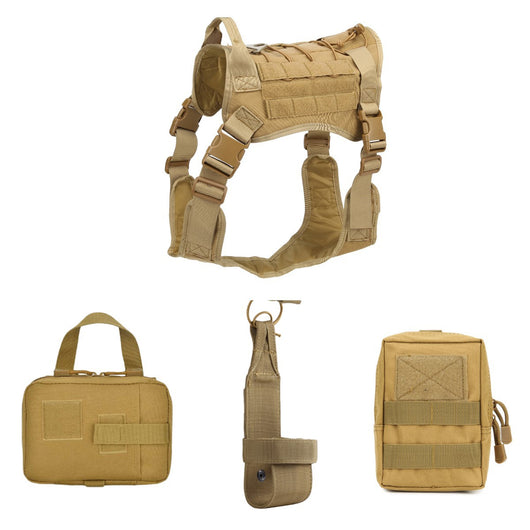 Chaleco Táctico para Perros Grandes Camuflaje - Ropa de Entrenamiento Outdoor - Image 15