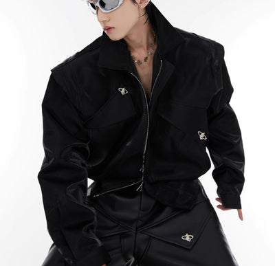 Chaqueta Corta Acolchada Streamer con Hombreras - Image 6