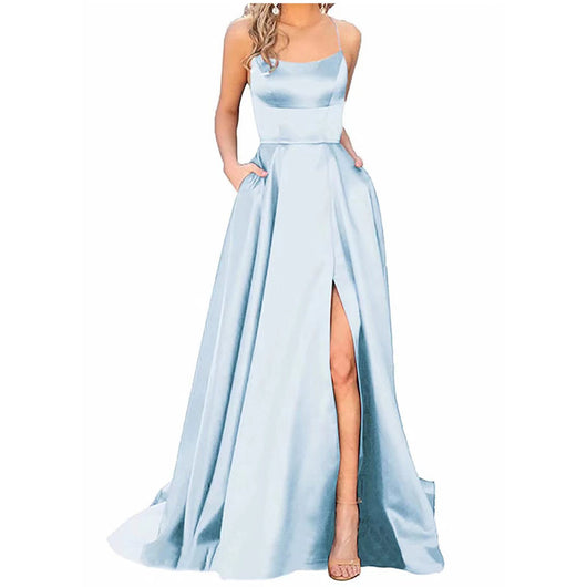 Vestido Largo Ajustado con Hombros Descubiertos para Damas de Honor y Eventos - Image 19