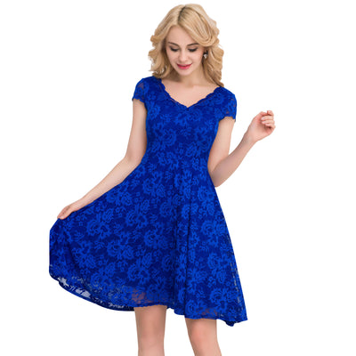 Vestido Ajustado con Encaje y Cintura Marcada para Mujer - Image 19
