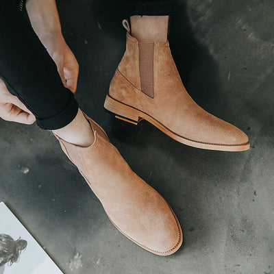 Botas Martin de Cuero para Hombre - Estilo Británico Casual - Image 11
