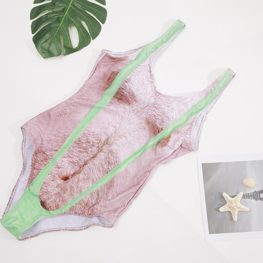 Traje de Baño Integral con Diseño Realista para Mujer - Image 12
