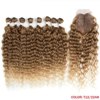 Traje de Fibra Química Resistente al Calor para Cabello Rizado Largo - Image 13