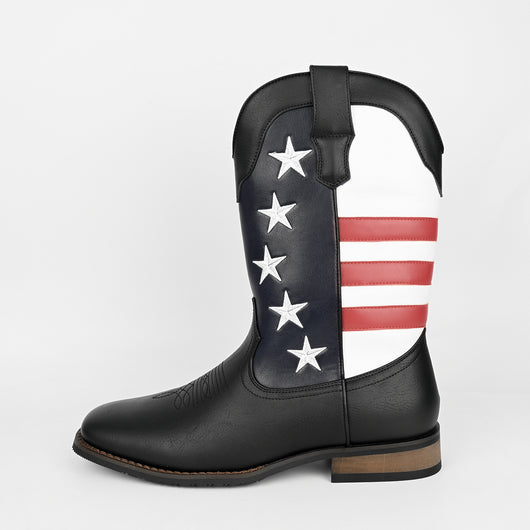 Bota Vaquera Occidental Estrella de Cinco Puntas para Hombre - Image 23