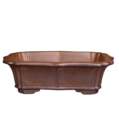 Maceta Rectangular de Cerámica Porcelana Arena Púrpura Estilo Antiguo - Image 9