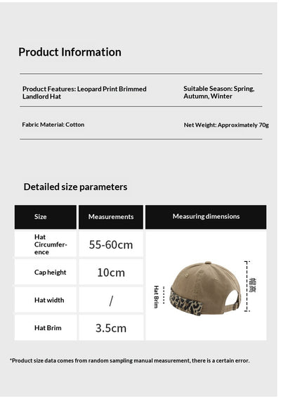 Gorra Streetwear Estampado Leopardo Estilo Americano - Image 23