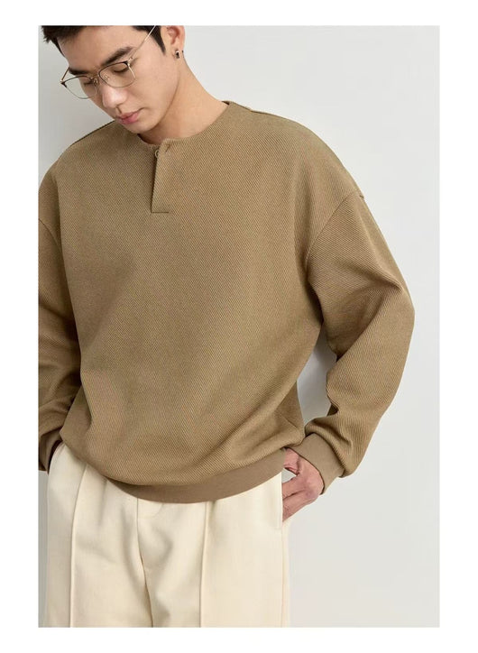 Sudadera Cuello Redondo Ligera para Hombre Talla Grande - Image 21