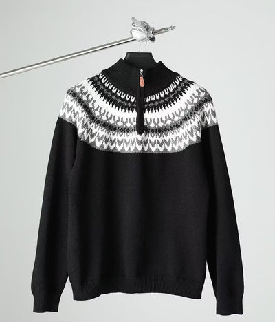 Suéter Retro Estadounidense para Hombre - Otoño e Invierno - Image 17