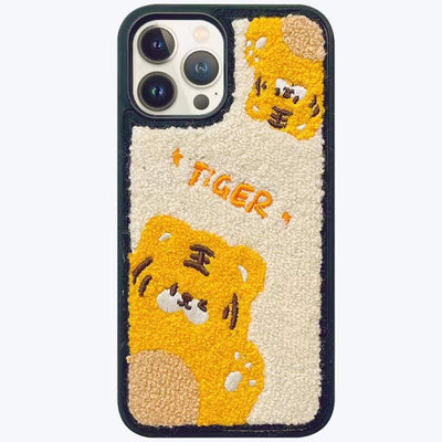 Funda Personalizada para Teléfono con Tigre Bordado a Pantalla Completa - Image 5