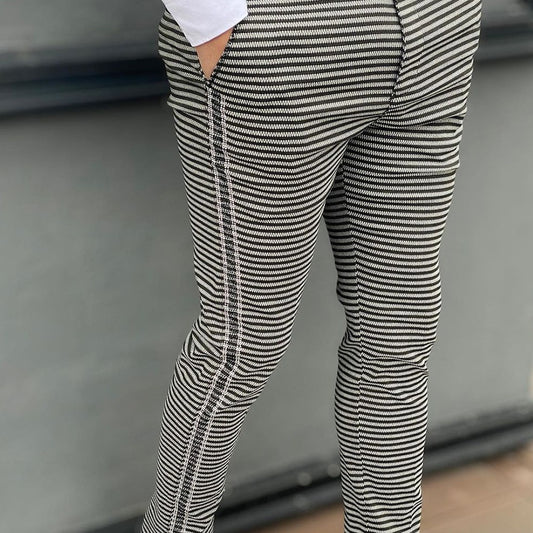 Pantalones Casuales de Cuadros para Hombre