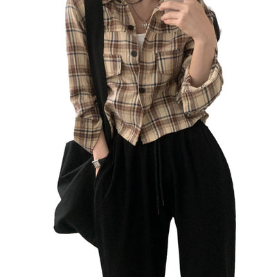 Camisa Cuadrille Oversized de Manga Corta - Image 5