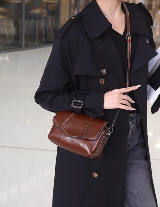 Bolso Crossbody de Cuero para Mujer con Cierre de Cremallera - Image 11