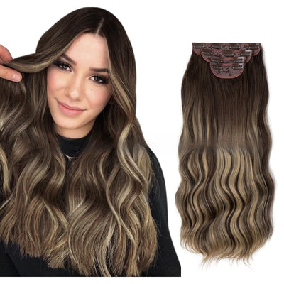 Set de 4 Pelucas de Fibra Térmica para Mujer - Cambio de Look Instantáneo - Image 19