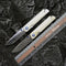 Cuchillo Plegable de Acero Damasco Premium - Portátil y Resistente