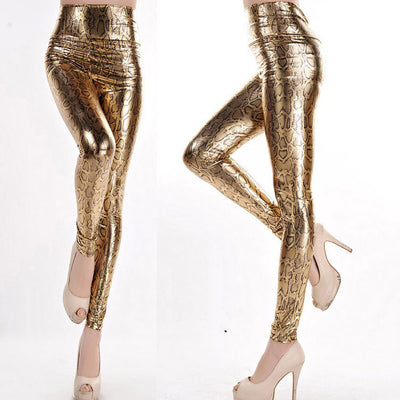 Leggings Talle Alto Ajustado con Tobillera Delgada - Image 10