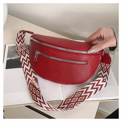 Bolso Bandolera de Gran Capacidad con Correa Ancha - Image 21