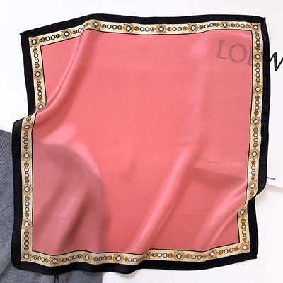 Pañuelo de Seda Liso para Mujer - Image 3