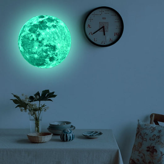 Pegatinas Luminiscentes Ecológicas Diseño Luna y Reciclaje - Image 3