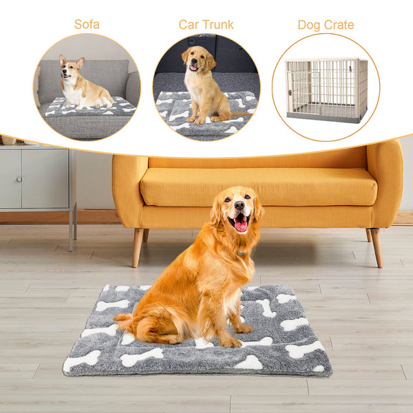 Cama Térmica Reversible para Perros y Gatos - Colchoneta Lavable con Calor Autorregulable